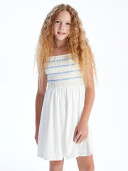 LCW Kids Square Neck GirlS Dress