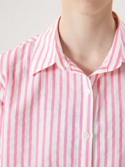 Xside Striped Poplin Women Shirt