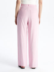 Xside Linen Blend Women Pleated Trousers