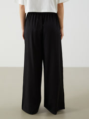 Xside Elastic Waist Wide Leg Women Trousers
