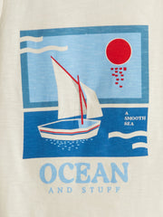 LCW Kids Crew Neck Printed Boys Tank Top