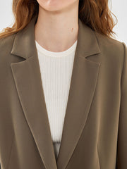 LCW Vision Khaki Women Blazer Jacket