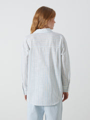 Xside Striped Oversize Women Shirt
