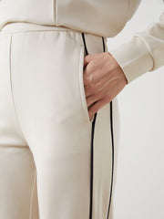 LCW Modest Beige Elastic Waist Women Hijab Sweatpants