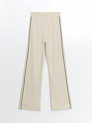 LCW Modest Beige Elastic Waist Women Hijab Sweatpants