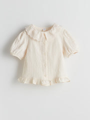 LCW Kids Muslin Embroidered GirlS Shirt