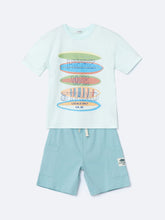 LCW Kids Crew Neck Boy T-Shirt And Shorts