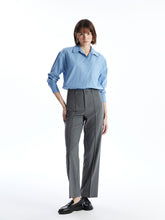 LCW Vision Grey Slim Fit Women Trousers