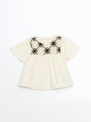 LCW Kids Embroidered Girls T-Shirt And Shorts 2-Pack