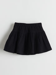 LCW Kids Elastic Waist Pleated Girl Skirt