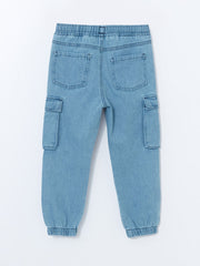 LCW Kids Indigo Elastic Waist Boy Jean Trousers