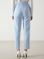 LCW Vision Ecru Slim Fit Women Trousers