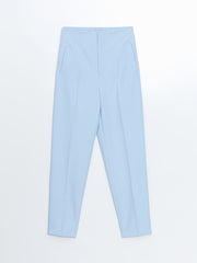 LCW Vision Ecru Slim Fit Women Trousers