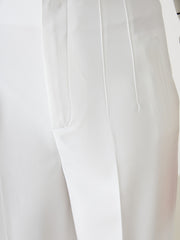 LCW Vision Ecru Slim Fit Women Trousers