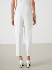 LCW Vision Ecru Slim Fit Women Trousers