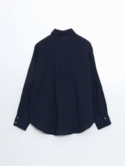 LCW Vision Beige Textured Women Shirt