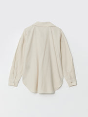 LCW Vision Linen Blend Oversize Women Shirt