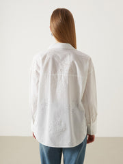 LCW Vision Openwork Oversize Women Shirt