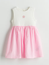 LCW Kids Crew Neck Floral GirlS Camisole Dress