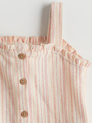 LCW Kids Strap Girls Blouse And Shorts 2-Pack