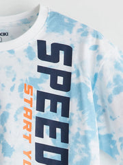 LCW Kids Crew Neck Boys' Shorts Pyjama Set