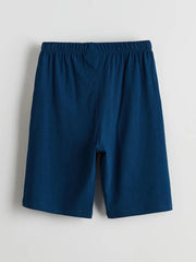 LCW Kids Crew Neck Boys' Shorts Pyjama Set