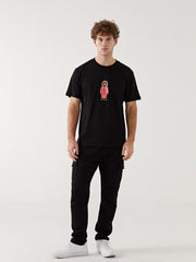 Xside Crew Neck Short Sleeve Squid Game Printed Combed Cotton Men T-Shirt