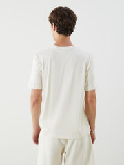 Xside Crew Neck Printed Combed Cotton Men T-Shirt