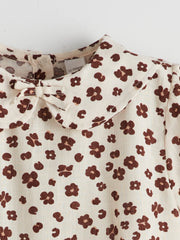LCW Kids Baby Collar Floral Girl Shirt