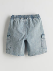 LCW Kids Elastic Waist Boy Jean Cargo Shorts