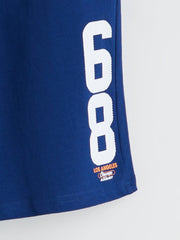 LCW Kids Blue Elastic Waist Boy Shorts