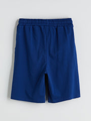 LCW Kids Blue Elastic Waist Boy Shorts