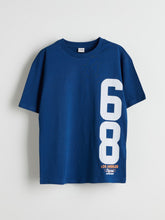 LCW Kids Blue Crew Neck Boy T-Shirt