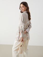 LCW Modest Patterned Satin Women Shirt Tunic