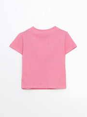 LCW Kids Crew Neck Printed Girls T-Shirt
