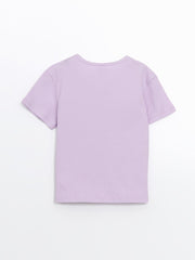 LCW Kids Crew Neck Printed Girls T-Shirt