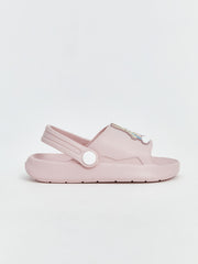 LCW STEPS Pink Printed Girls Beach Sandals