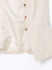 LCW Vision Ecru Crew Neck Women Classic Vest