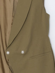 LCW Vision Jacket Collar Linen Blend Women Classic Vest