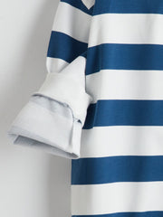 LCW Kids Stand Collar Striped Baby Boy Sweatshirt