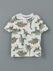 LCW Kids Crew Neck Boy T-Shirt And Shorts