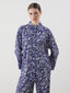 LCW Modest Blue Patterned Women Shirt Tunic