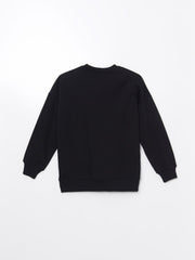 LCW Modest Crew Neck Printed Oversize Women Sweatshirt