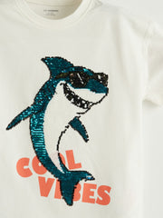 LCW Kids Printed Boy T-Shirt And Shorts 2-Pack