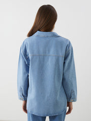 LCW Comfort Stoned Women Jean Shirt