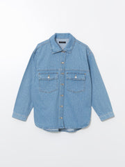 LCW Comfort Stoned Women Jean Shirt