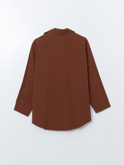 LCW Vision Double Breasted Collar Oversize Women Kimono