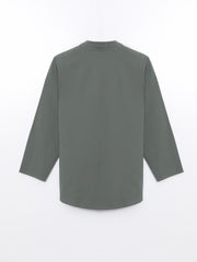 LCW Vision Shawl Collar Textured Oversize Women Kimono