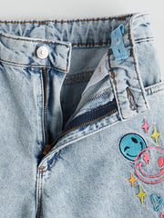 LCW Kids Embroidered Wideleg Girl Jeans