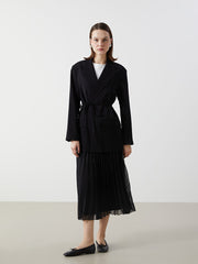 LCW Modest Beige Women Blazer Jacket